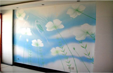 眉县画墙绘怎么画好白云的蓬松感？