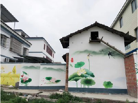 眉县室外墙绘-从选材到保养。